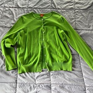 Large Joe Fresh Green Cardigan